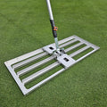 Profi Rasenrakel L (80cm) Edelstahl – 28mm Aufnahme, passend für Gardena & Wolf
